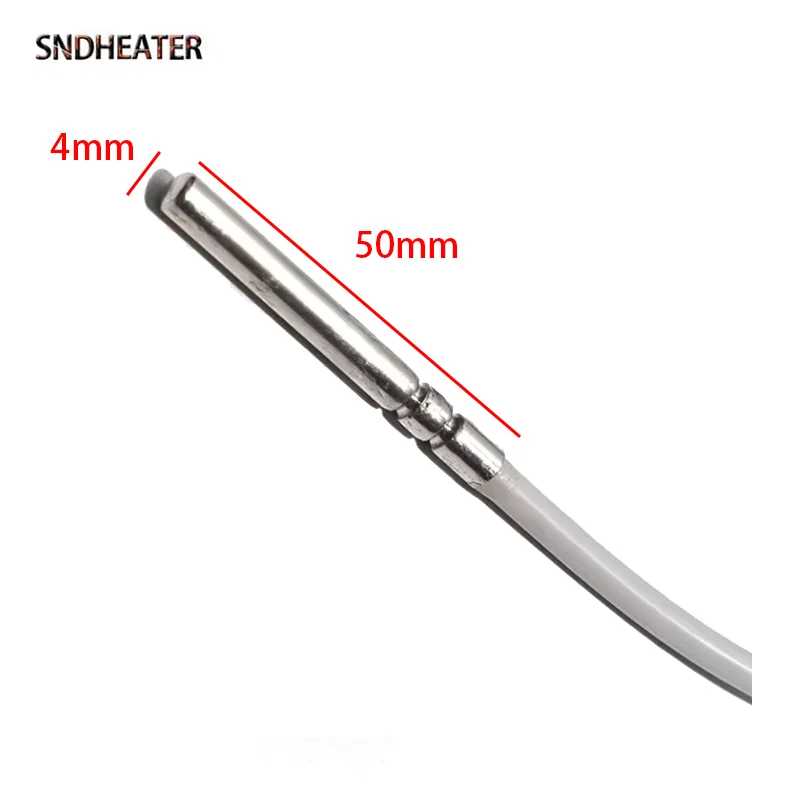 SNDHEATER NTC 1K 2K 3K 5K 10K 20K 50K الحرارية مستشعر درجة الحرارة العالية التحقيق 5x45 مللي متر سلك مقاوم للماء 1 متر 2 متر
