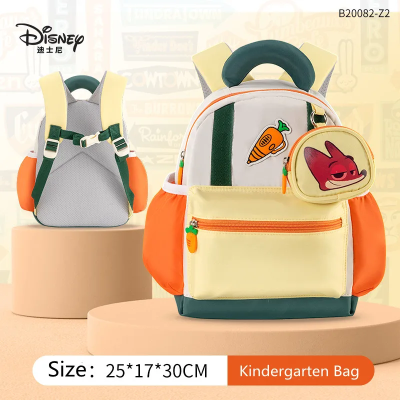 Disney Lotso Kindergarten Bag For Girls Age 2-8 Student Shoulder Orthopedic Backpack Large Capacity Light Water Proof Mochilas