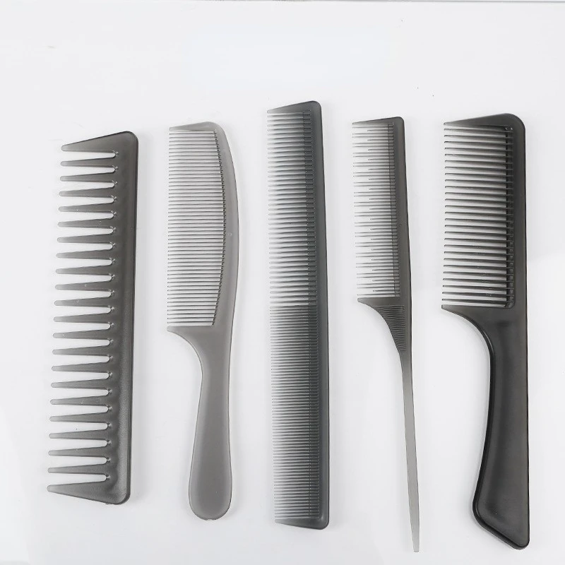 5 Piece Professional Comb Set -Fine Pro Tail Combs Dresser Hair Comb Styling Comb Barber Accessories  Hair Comb  Barber Comb