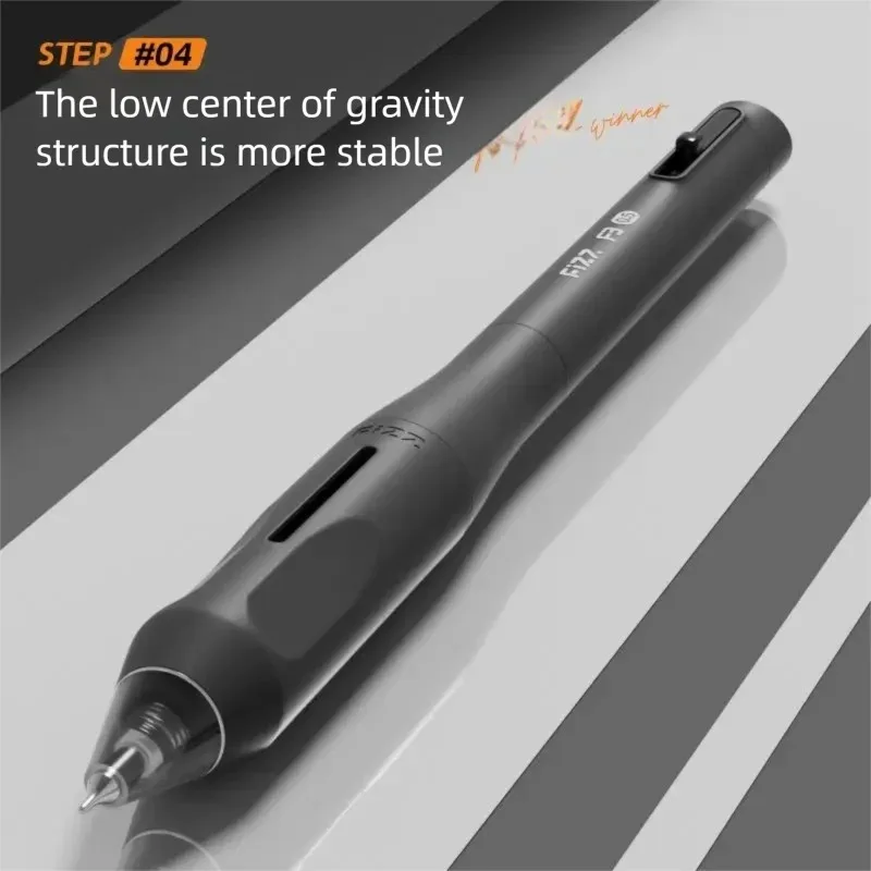 Ergonomic Design Gel Pen 0.5mm Black CS Nib Dual-Bead Quick-Dry Smooth Writing Pen for Students Exams Office High Appearance image 4
