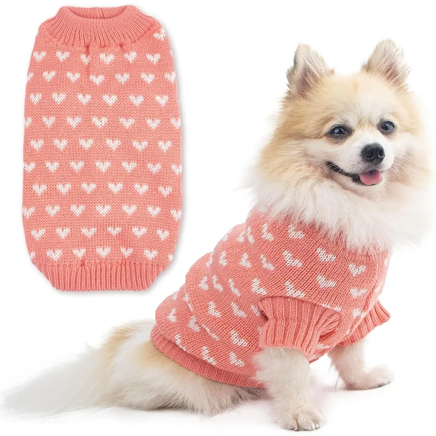 Dog Sweater Heart P… - image
