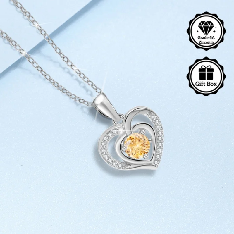 

Ювелирные изделия для женщин, гипоаллергенное колье, рождественский подарок, 1-каратное колье из циркония, ювелирные изделия высокого качества, богемный,