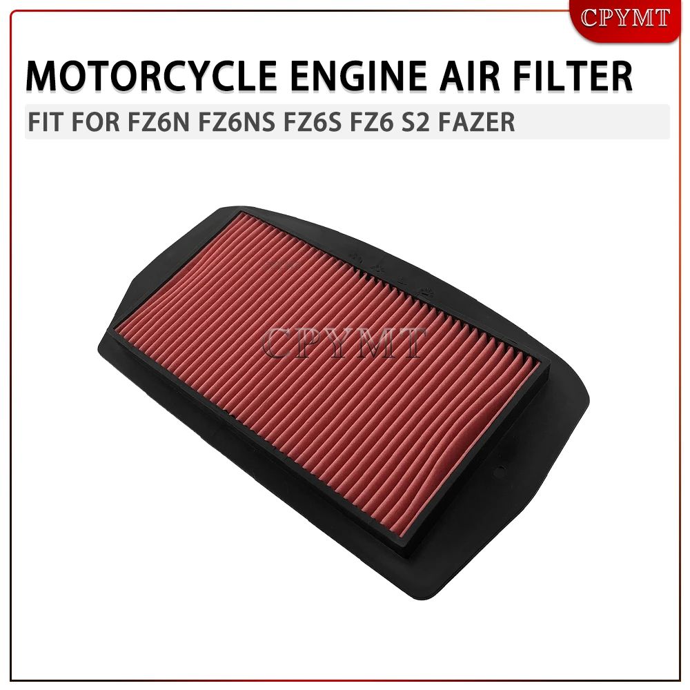 

Motorcycle Replacement Engine Air Filter Cleaner Air Intake Filter Element Fit for FZ6N FZ6NS FZ6S FZ6 S2 Fazer