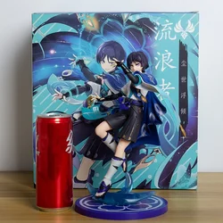 24cm Genshin Scaramouche Wanderer Anime Figure Action Figurine Pvc Statue Model Doll Collection Ornament Toy Gifts