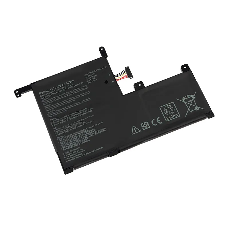C31N1703 Laptop Battery 11.55V 4550mAh For ASUS Zenbook Flip UX561UA UX561UA‑BO003T UX561UA‑SB51‑CB UX561UA‑BO021R UX561UA‑1A