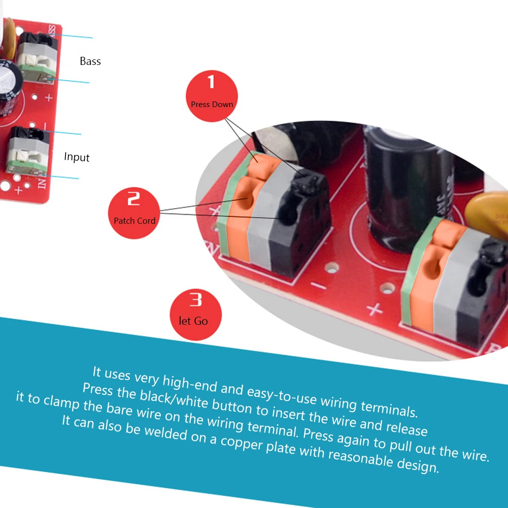 مضخم صوت جهير مقسم تردد هاي فاي ستيريو كروس (WEAH-90A)