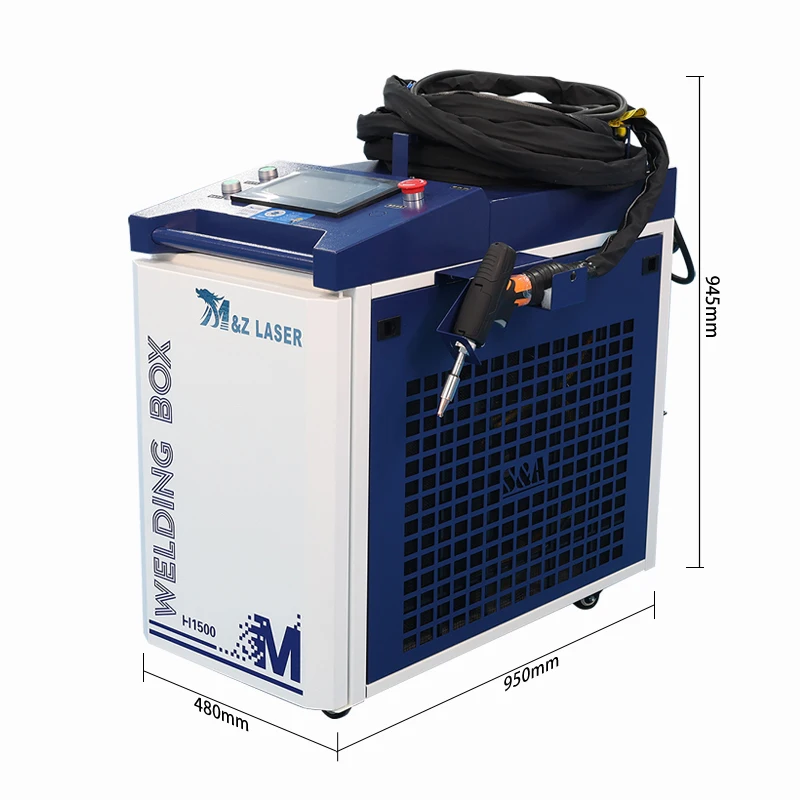 Handheld geïntegreerde lasmachine Inovance Motor Servo Multifunctionele infraroodstraallasser Bouw Restaurant Water 1500W