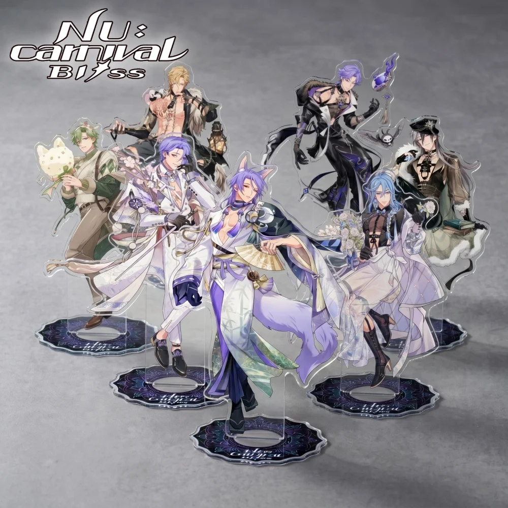Nu Carnival Acrylic Stand Keychain 2026 New Fantasy Magical Style Eiden Kuya Olivine Yakumo Character Merch Decor