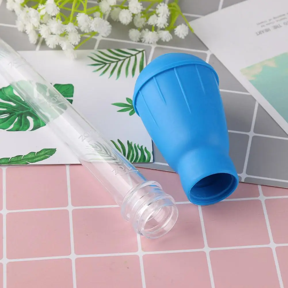 Aquarium Pipette Fish Tank Siphon Aquarium ทำความสะอาดเครื่องมือคู่มือท่อดูดปั๊ม Aquarium Siphon ทำความสะอาดเครื่องมือ28ซม.
