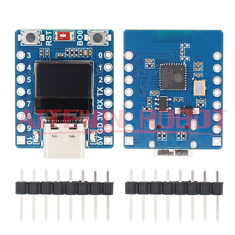 ESP32-C3 OLED development board ceramic antenna ESP32 supermini development board wifi Bluetooth 0.42-inch screen