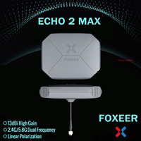 Foxeer Echo 2 Max 13dBi 5.8G/2.4G Dual Frequency High Gain Directional FPV Antenna SMA/RPSMA For FPV Long Range RC Drone