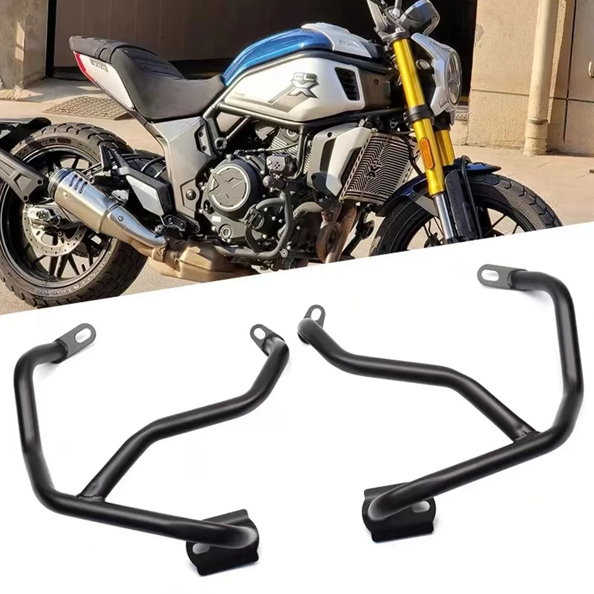 

Motorcycle Engine Bumper Guard Crash Bar Front Guard Bars Protector Frame new For CFMOTO CLX700 700CLX CL-X700 ADV