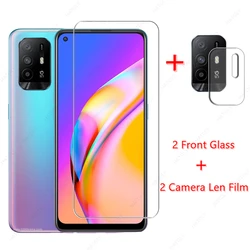 2PCS Tempered Glass for OPPO A94 5G Glass for OPPO A94 A95 5G Film Screen Protector HD Camera Len Film for OPPO A94 4G