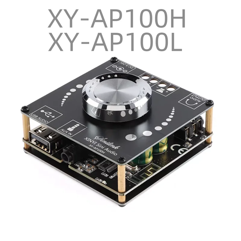 100W+100W HIFI Stereo BT Power amplifier module TPA3116 Endless tuning (XY-AP100H/XY-AP100L)