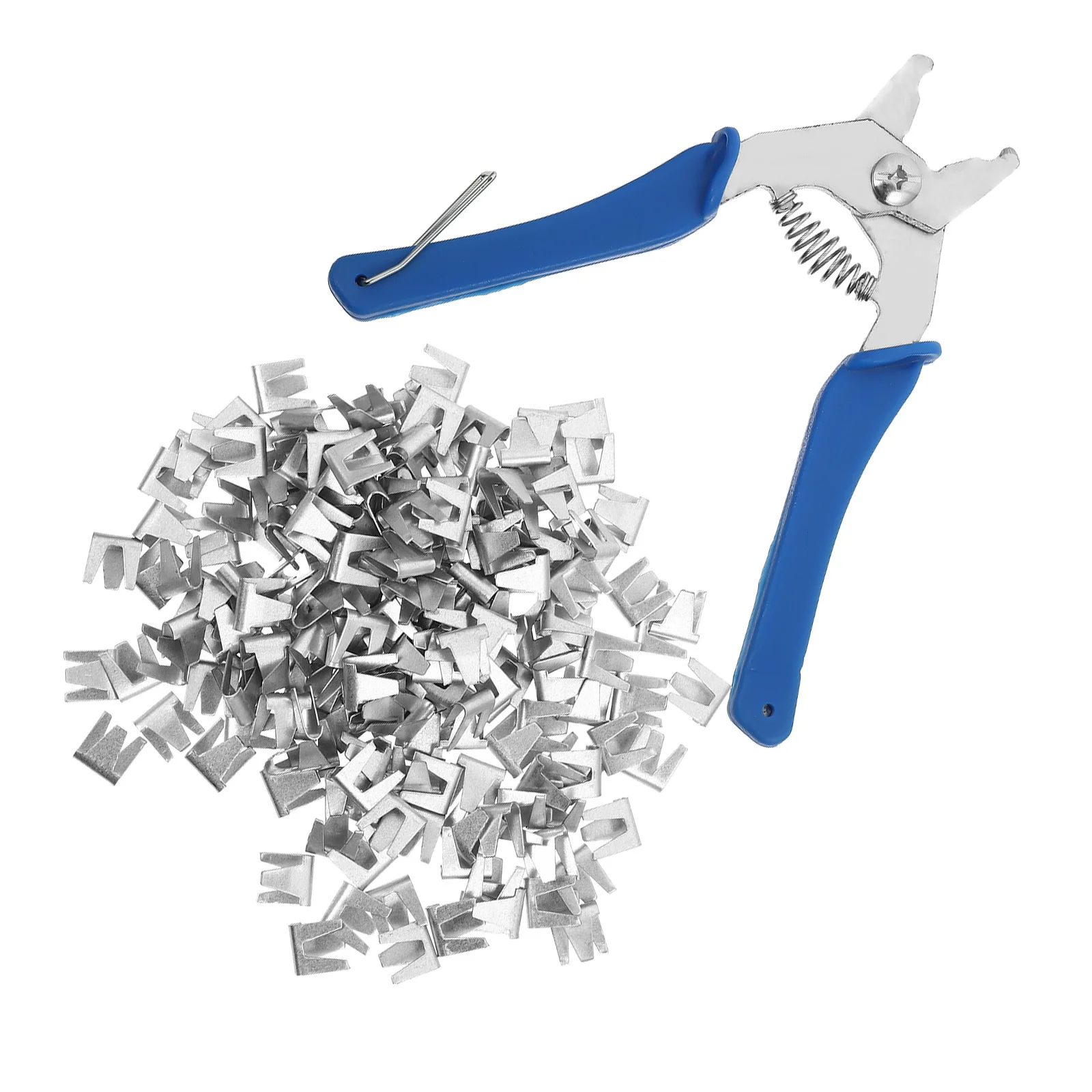 

Cage Fasteners with Pliers for Chicken Rabbit Cages 1 Set Wire Clamps Snap Buckles Mesh Clips Pet Cage Repair Kit