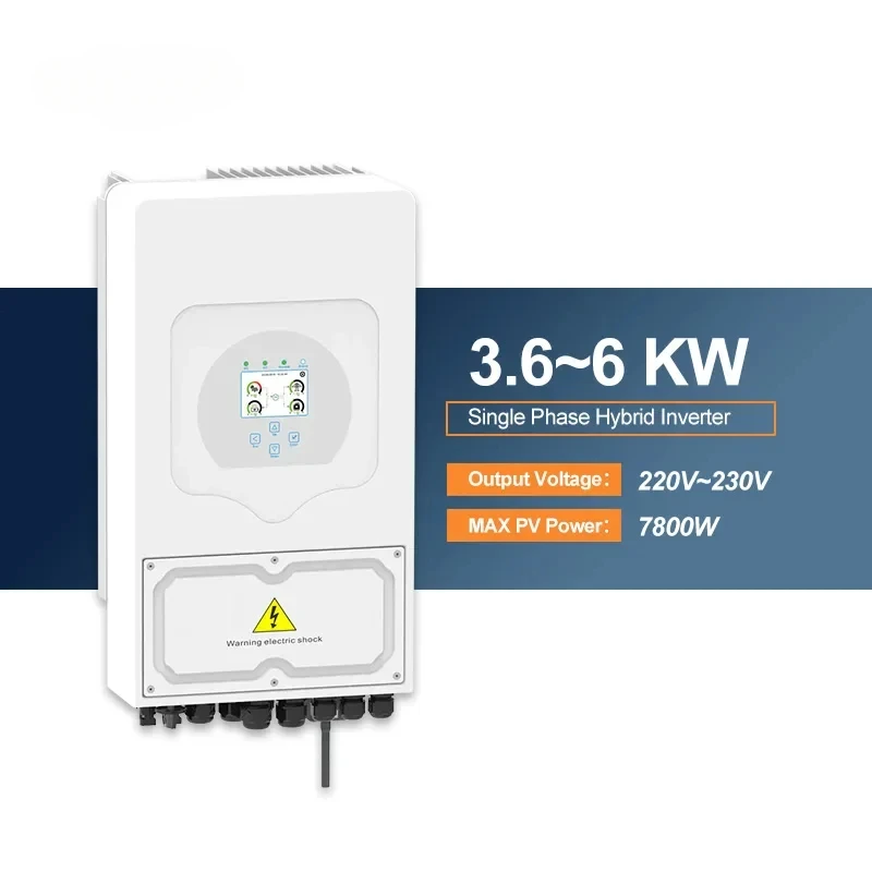 3Kw 5 Kw 6Kva Single Phase Ongrid Solar Power Inverter Hybrid 6Kw 48V