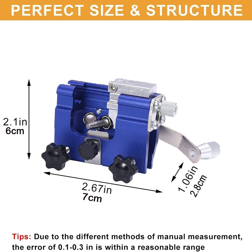 Chainsaw Sharpener Kit DIY Woodworking Tool Chainsaw Chain Sharpening Jig Suitable for All Kinds of Chain Saws and Electric Saws