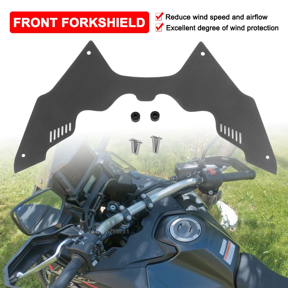 

Motorcycle Front Forkshield Updraft Deflector For Honda CRF1100L Africa Twin 2020 2021 2022 2023 Fuel Tank Wind Deflector Cover