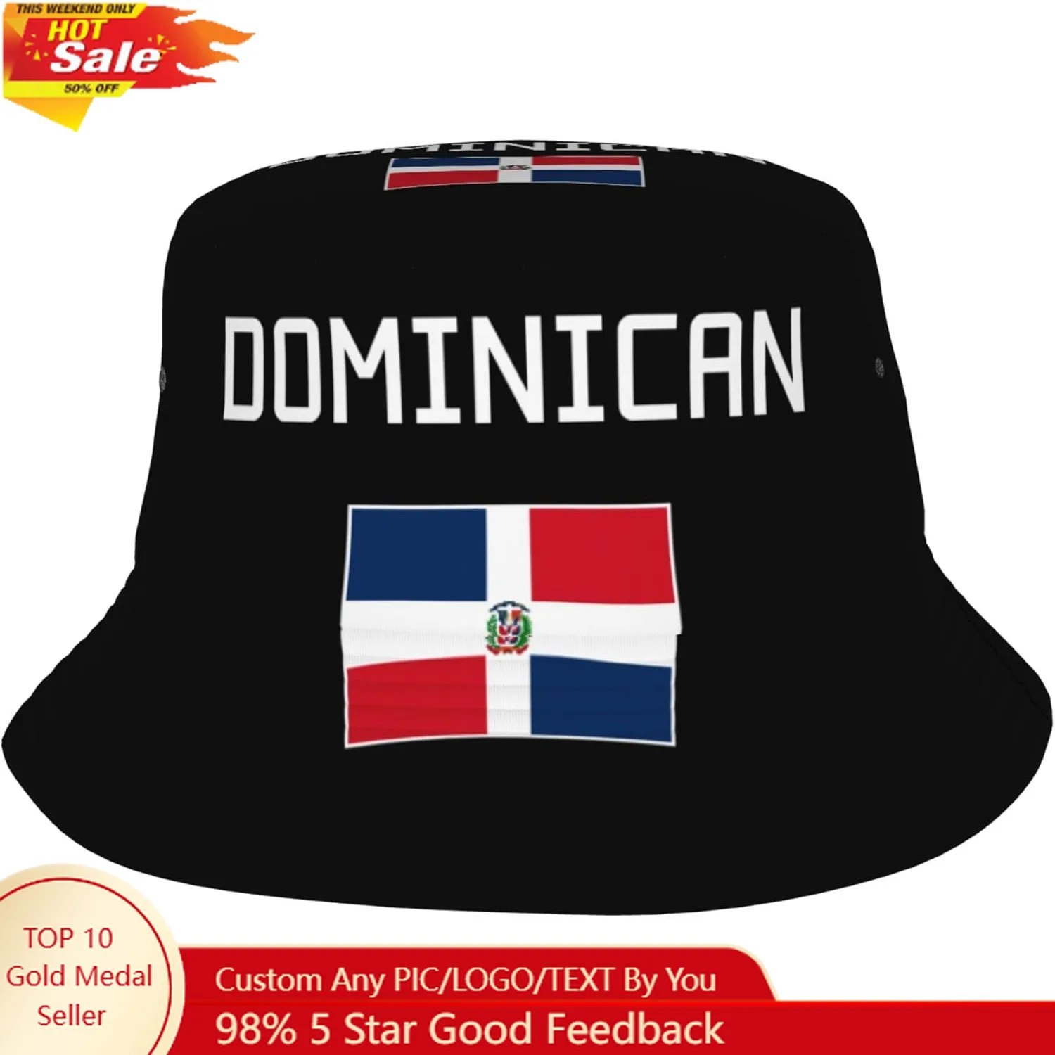 

Funny Flag Bucket Hat for Men Women, Fisherman Hats Packable Fashion Sun Cap for Travel Outdoor Beach Boys Girls