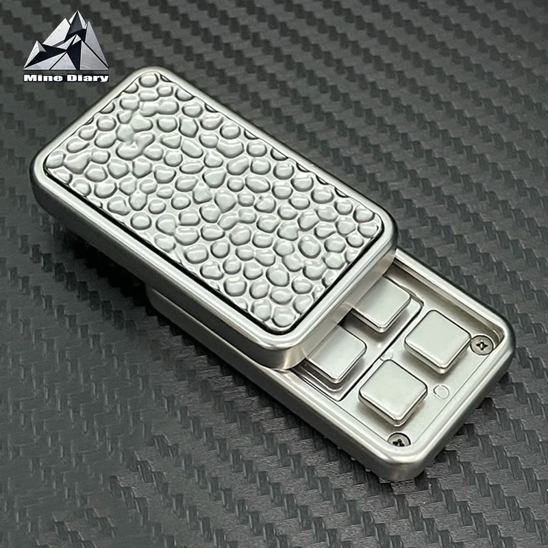 Magnetic Push Slider Fidget Toys EDC Zinc Alloy novel creativity Stress Relief Toy ADHD Concentration Toy Leisure Fidget Spinner