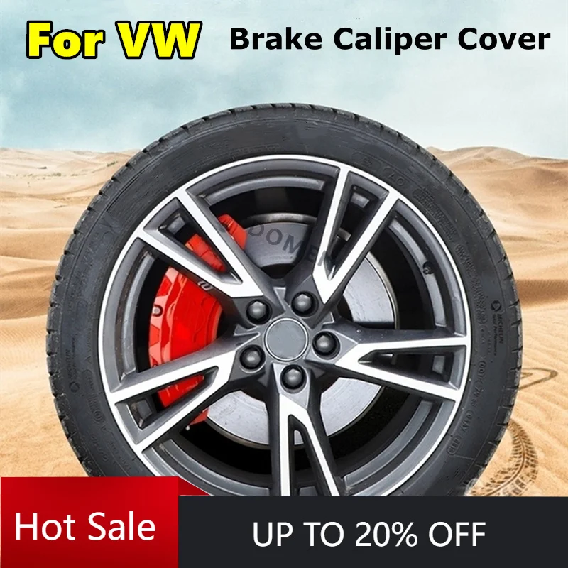 Cubierta de Caliper de Freno para Auto VW 2025, Compatible con T-Prime, Transporter, Tristar, T-ROC, Up! LITE Virtus XL XL1 Bora GOL Golf Sportsvan