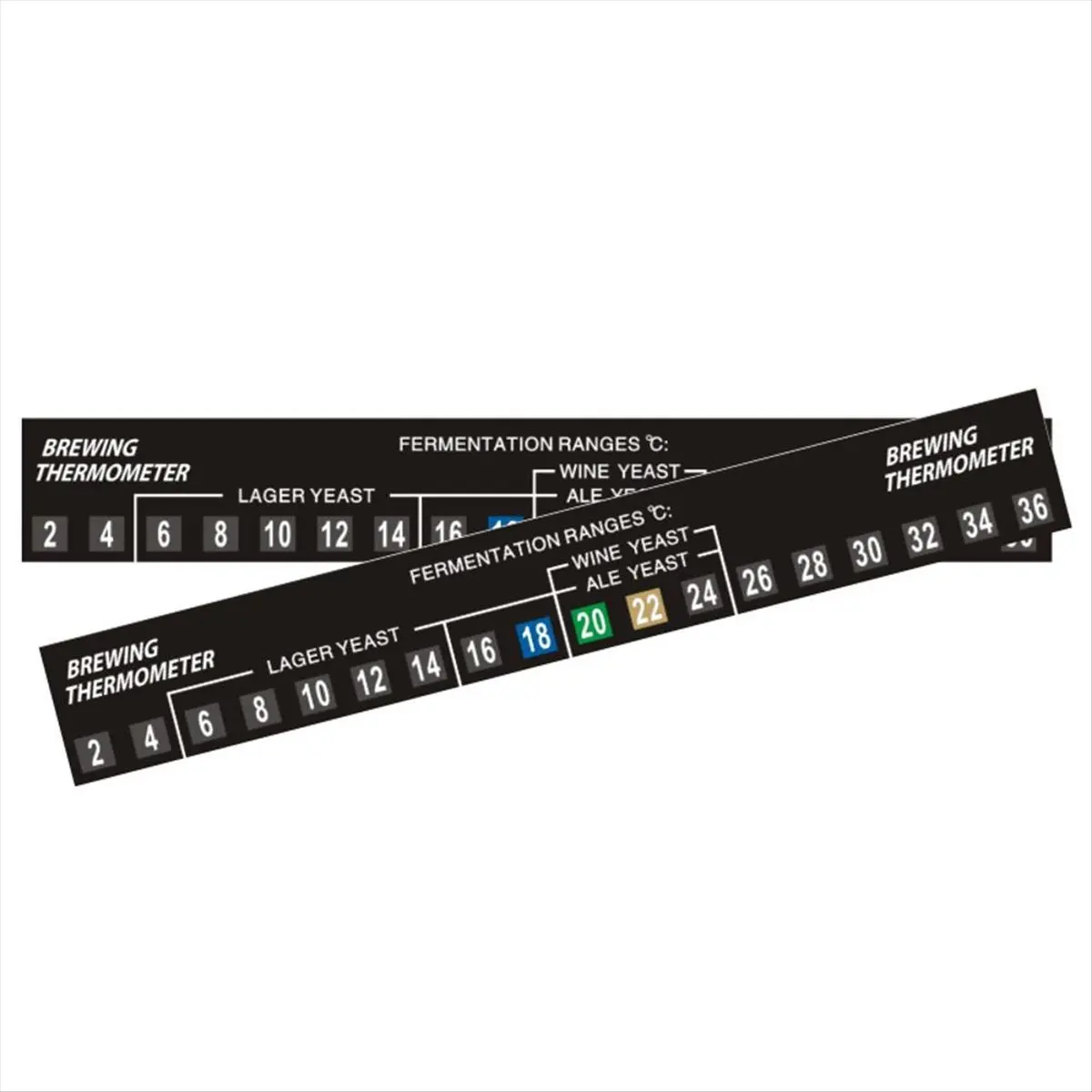 ABZT 10 Pcs Self Adhesive Homebrew Thermometer Home Brewing Beer Wine Temperature Sensor Reader Thermometer Sticker