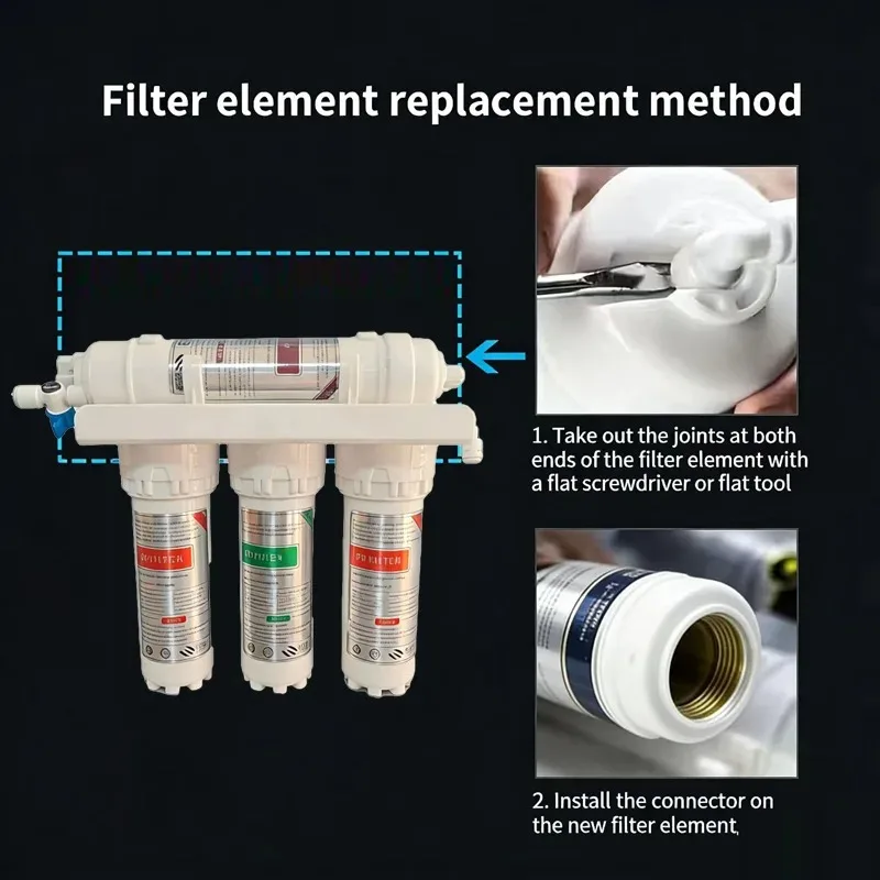 Household 5/6 Stage Ultrafiltration Water Purifier, 0.01 Micron Precision Under Sink Water Filter System for Kitchen Tap Water