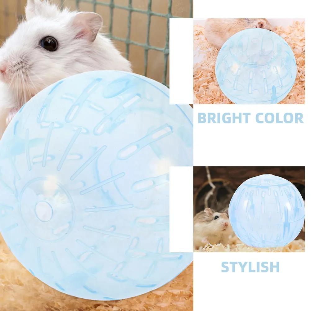 Clear Hamster Exercise Ball ABS Material Small Pet Running Ball Compact Lightweight Healthy Fitness Cage Rat Dwarf Hamster