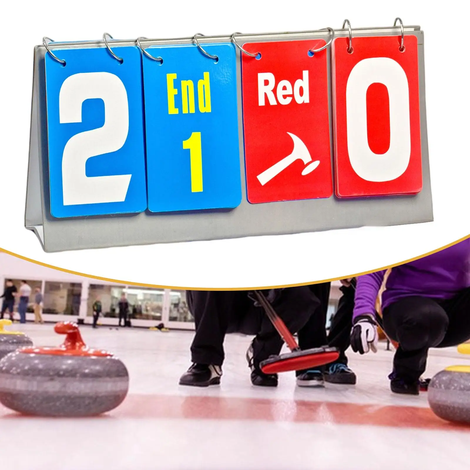 탁상용 드라이랜드 컬링 특별 훈련 시합 점수판