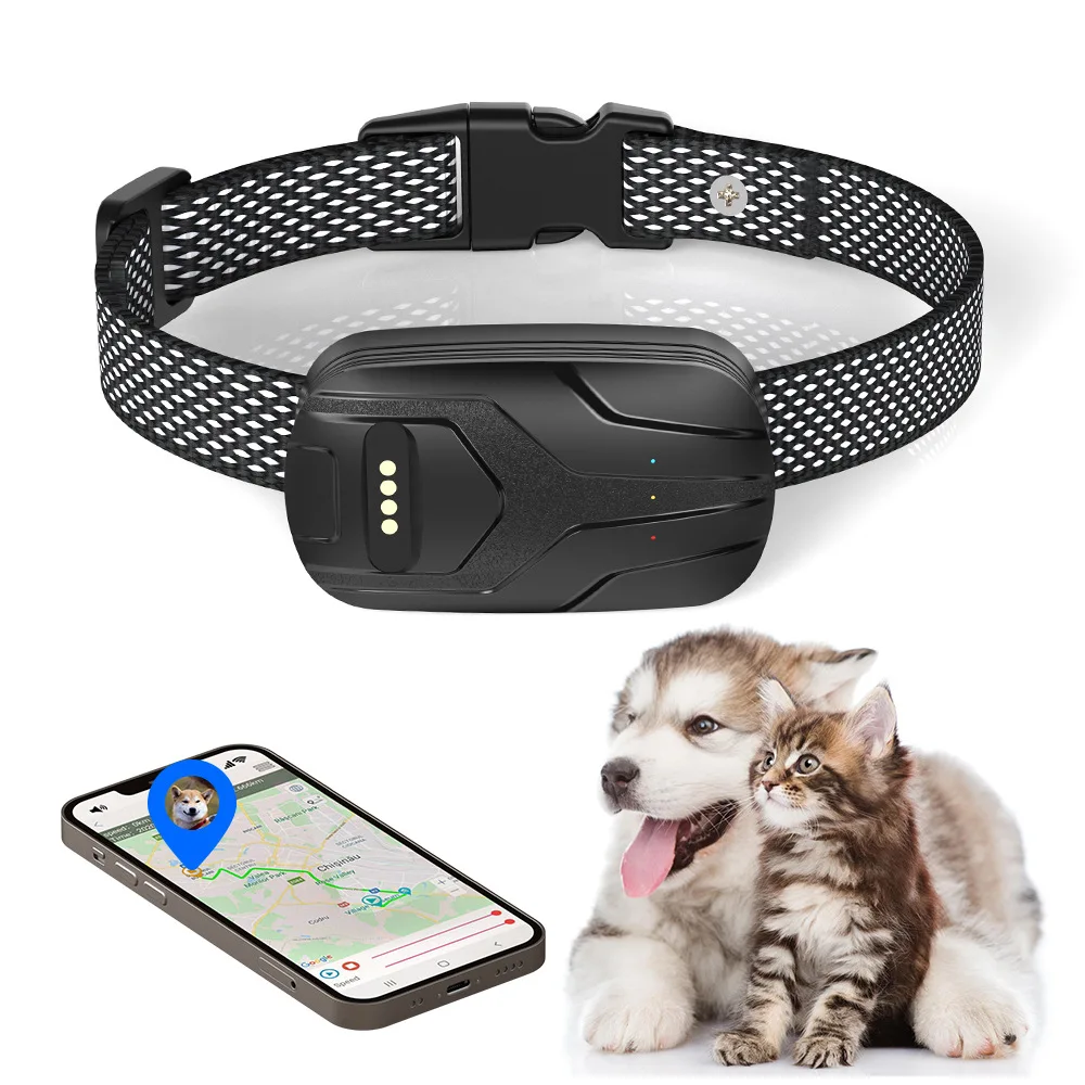 Pets GPS Tracker Real Time Postion Dog Movement Recoard Anti-lost Locator Compatiable For Android Iphone Device