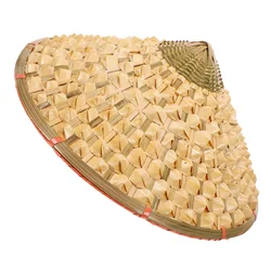 New Bamboo Woven Hat Stage Performance Cosplay Bamboo Hat Chinese Style Bamboo Hat Chinese Style Sun Hat Costume Accessory