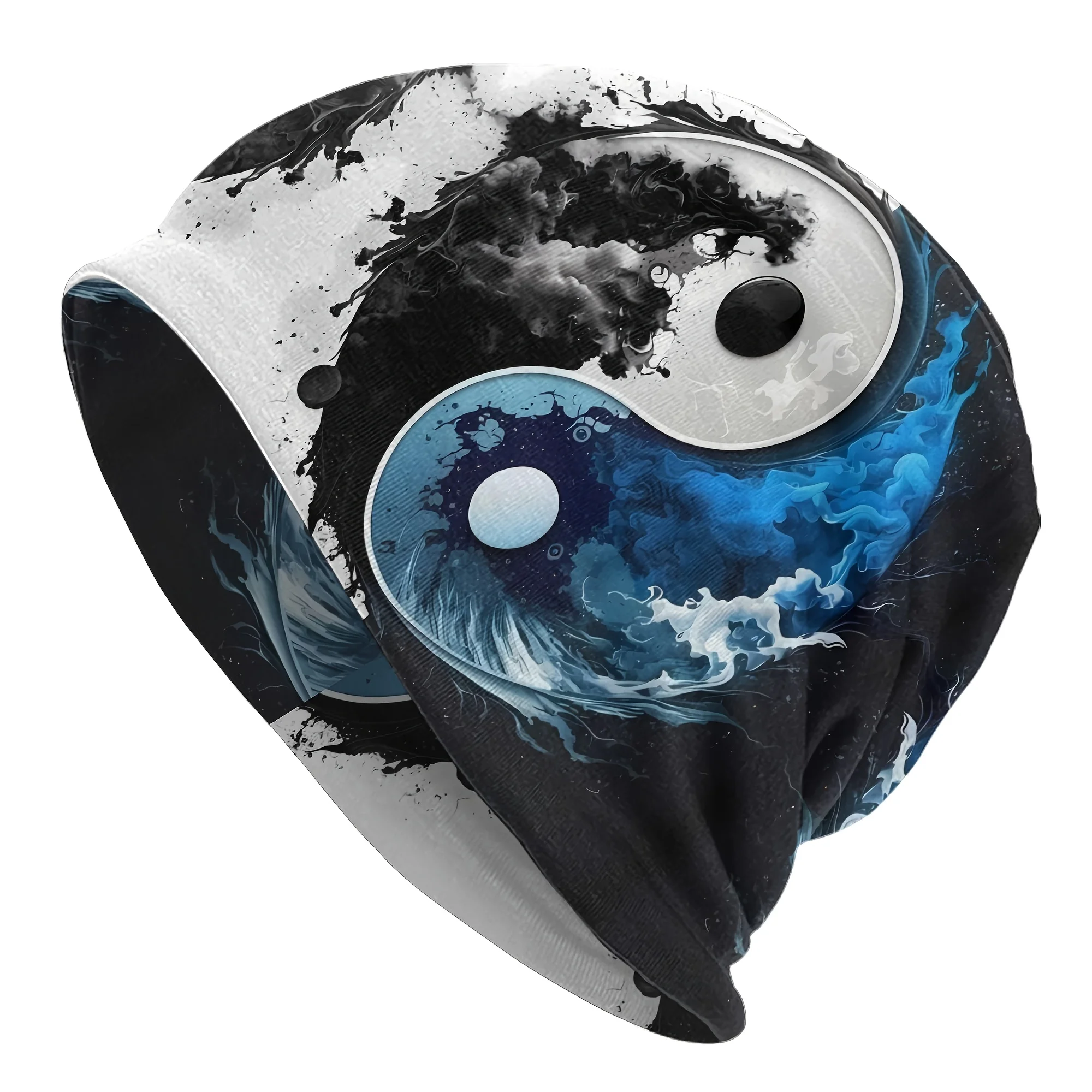 Taiji Tai Chi Chinese Divine Cap Men'S Paragraph Beanie Warm Fashion Hundred Take Ins Pullover Slouch Hiphop Thin Unisex