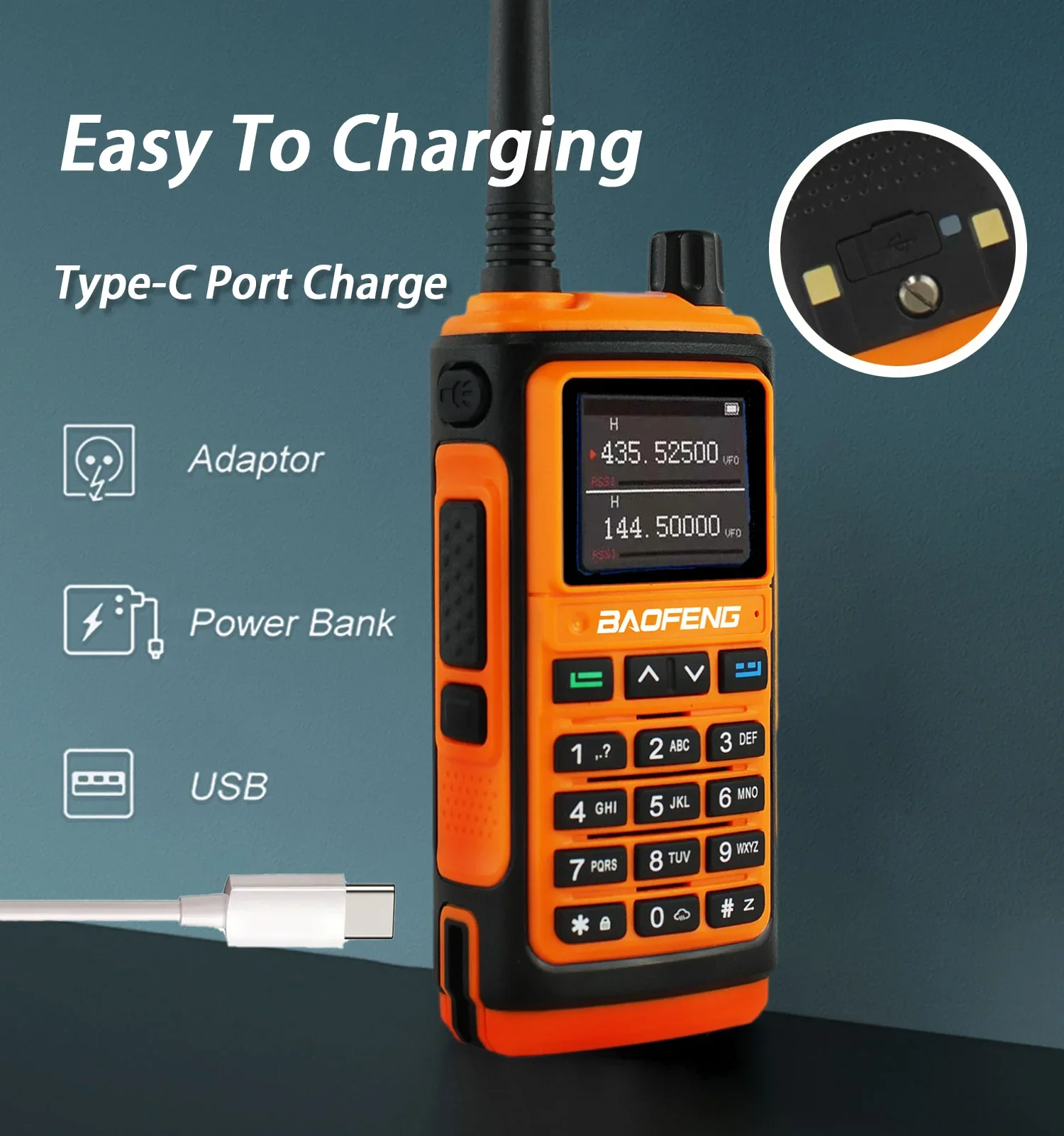 Baofeng Official Store UV-17 Pro GPS Walkie Talkie Air Full Band Long Range Wireless Copy Frequency Two Way Radio Ham Radio