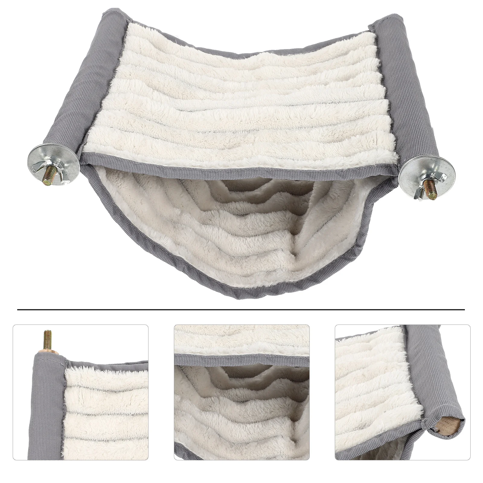 

1Pcs Hamster Hammock Warm Hanging Bed Creative Chinchilla Swing Small Pet Cage Resting Nest Safe Comfortable Winter