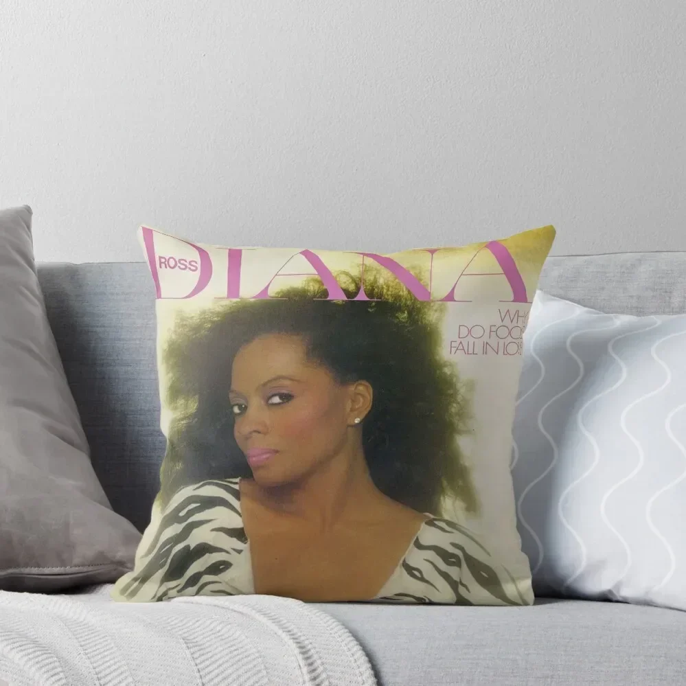 Diana Ross why do fools fall in love Throw Pillow Cushions Home Decor Christmas Pillow pillow