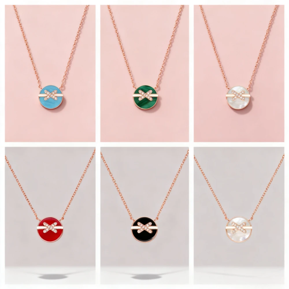 

2025 Trendy Jewelry Minimalist & Chic Round - cross Party Favors for Small Gatherings
