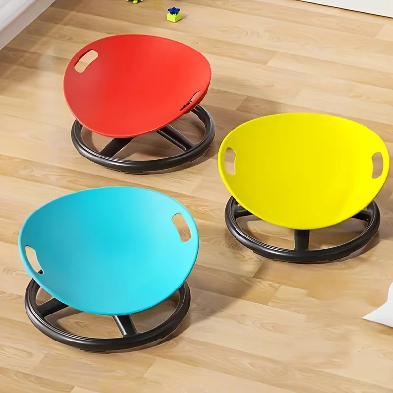 Ergonomic Swivel Sensory Chair - Eggshell Design, Anti-Slip Base & Durable Plastic. Manual Use, No Electricity Needed.