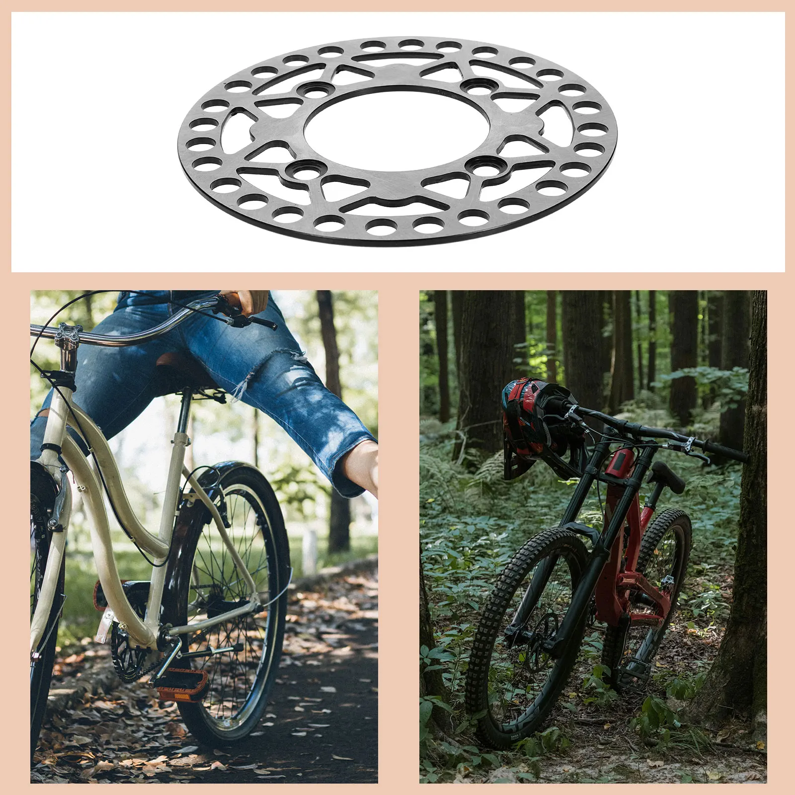 

Brake Disc Replacement 180MM Front Rear Rotors Metal Brake Disc ATV UTV Mini Bike Go Kart Part Cycling Accessories