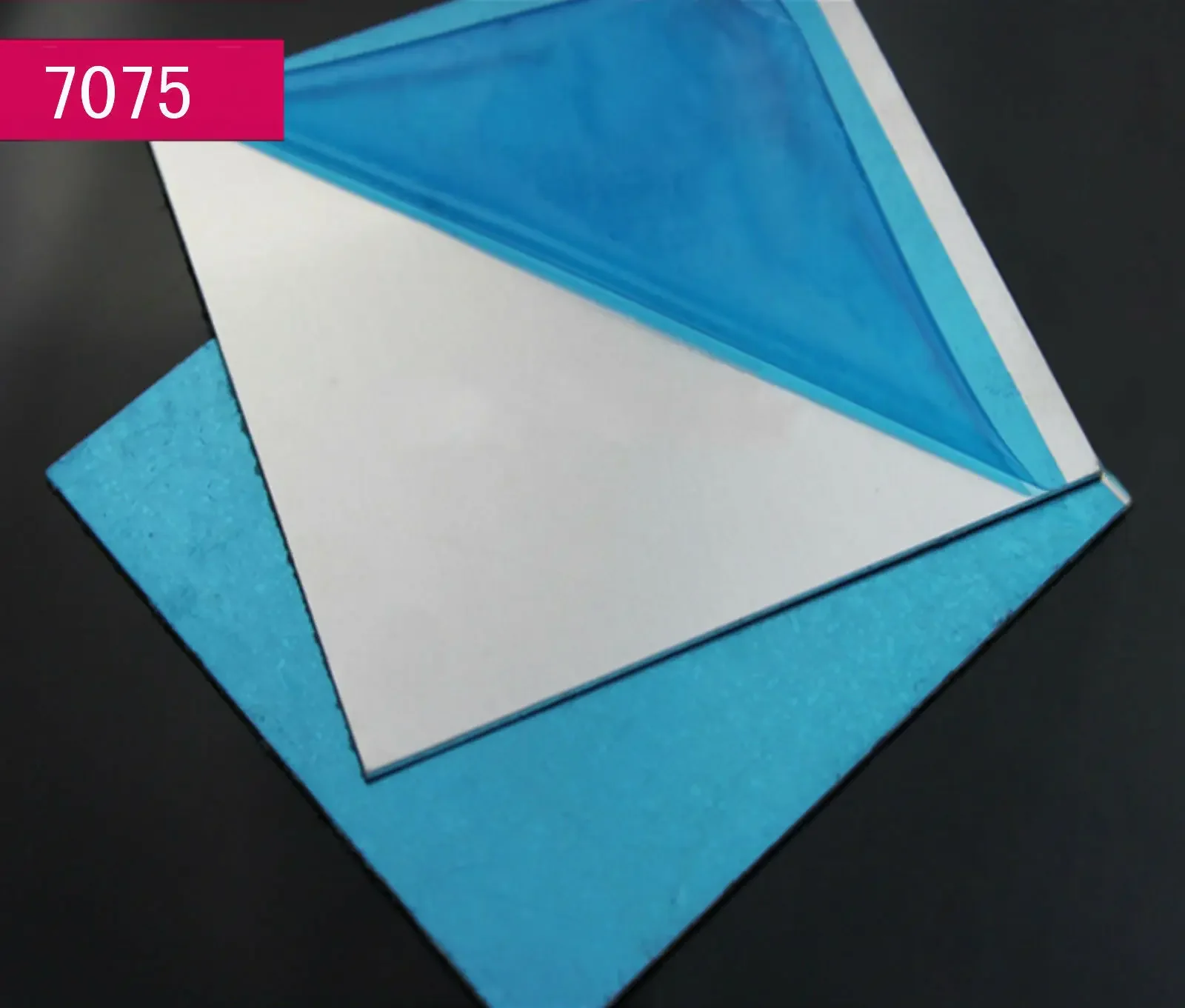 1pcs 7075 Aluminum Al Alloy Shiny Polished Plate Sheet 1mm * 200mm * 200mm for CNC processing