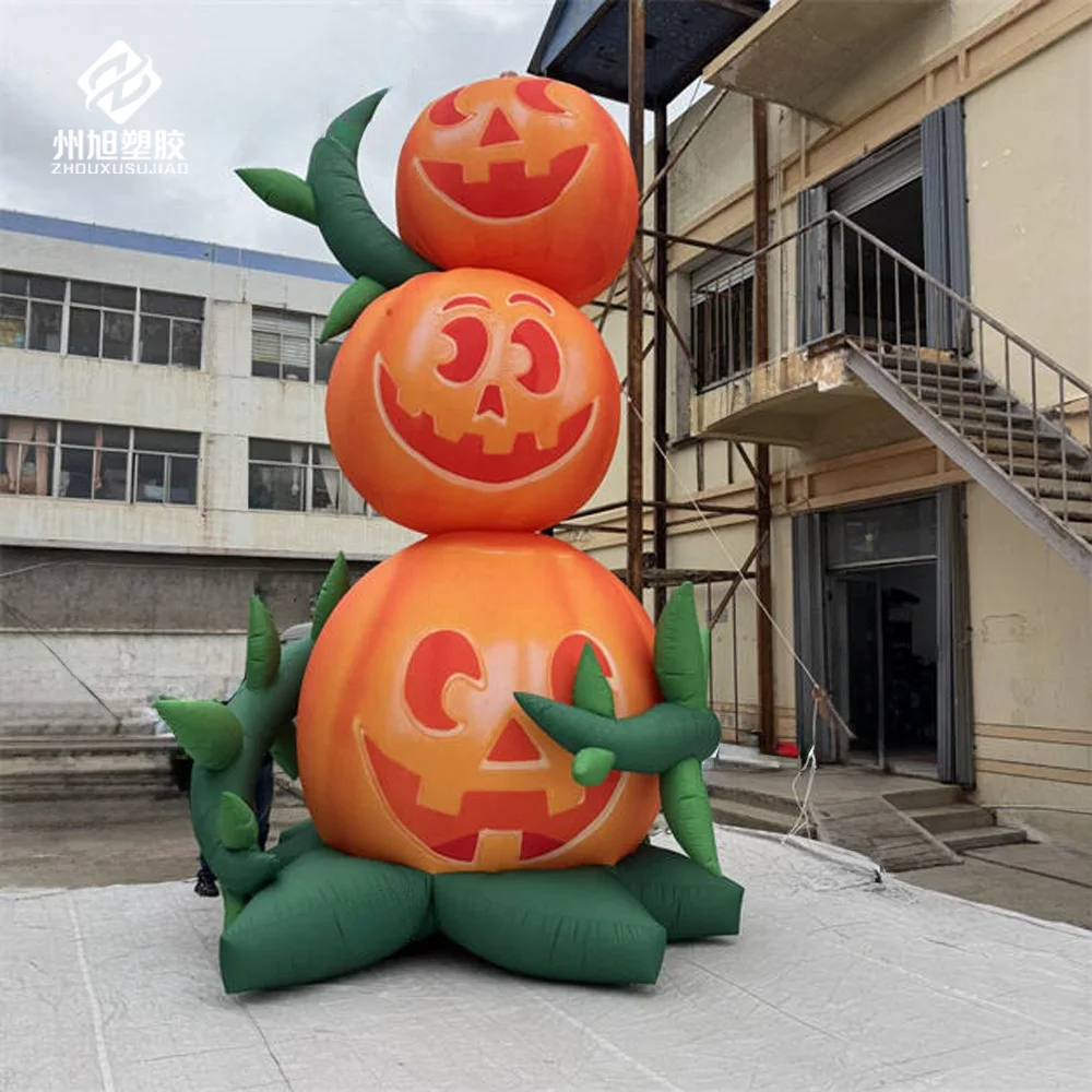 Inflatable pumpkin tree, a new Halloween product. Inflatable pumpkin tree, a party-use inflatable pumpkin combination tree.