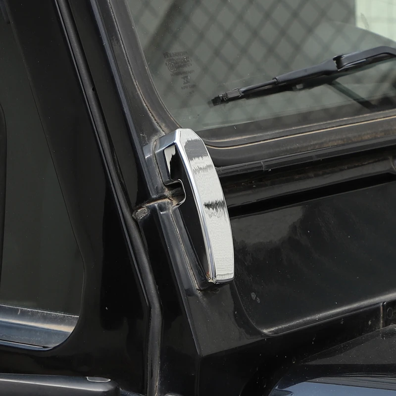Aluminum Alloy Car Front Window Windscreen Bulkhead Support Bracket Covers Accessories For Land Rover Defender 2004-2018