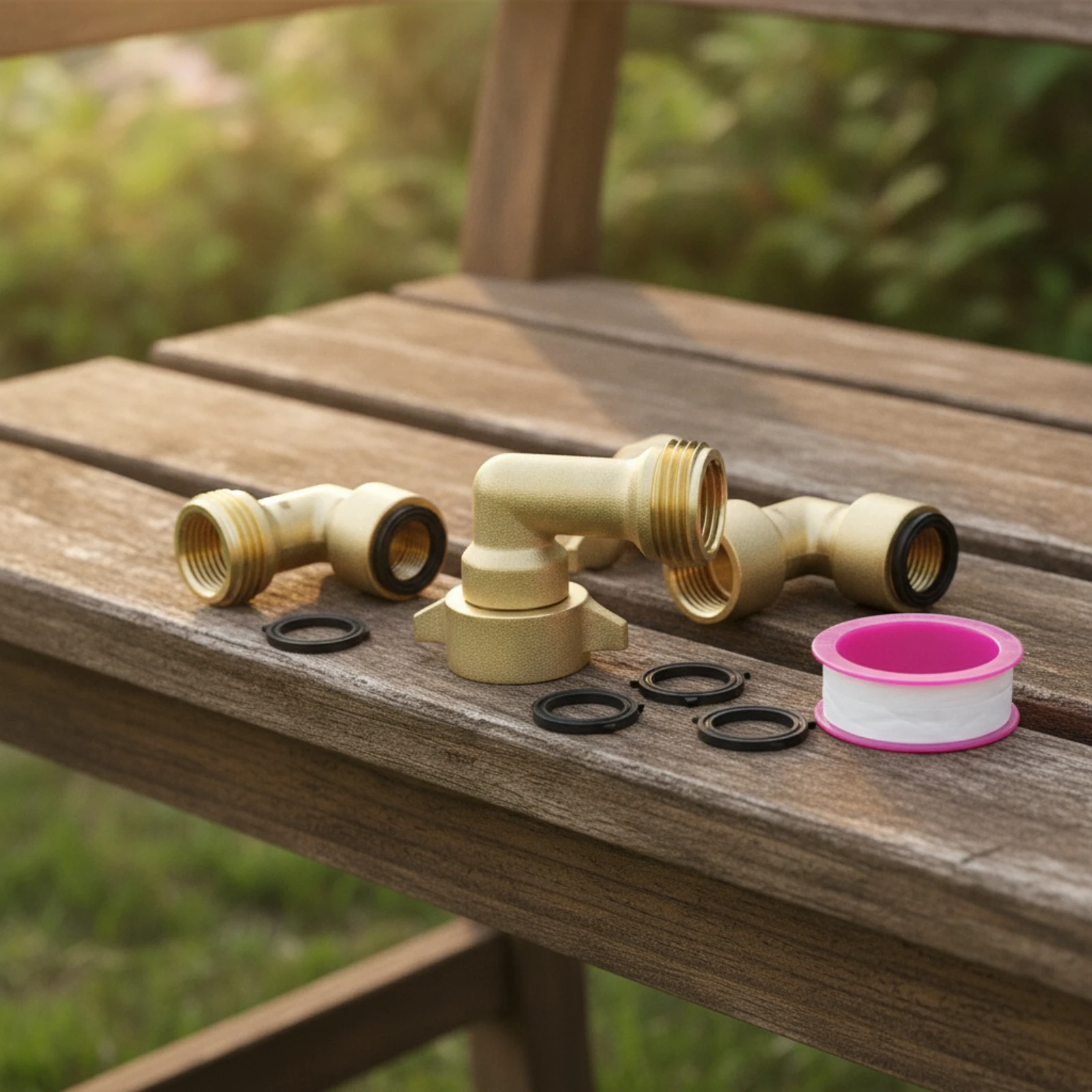 4 Pieces 90-Degree Hose Elbow Connector Threaded Garden Hose Elbow Connector Hardware Rustproof Corrosion-Resistant
