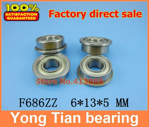 F686 F686-ZZ F686ZZ F686-2Z F686Z zz z 2z DDLF-1360ZZ Flanged Flange Deep Groove Ball Bearings High Quality 6*13*15*5*1.1 mm