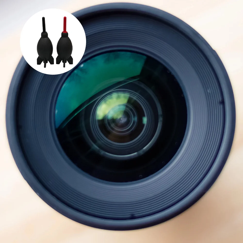 

2pcs Air Blower Dust Cleaner For Camera Lcd Keyboard Laptop High-Quality Abs Rocket Shape Standing Design Strong