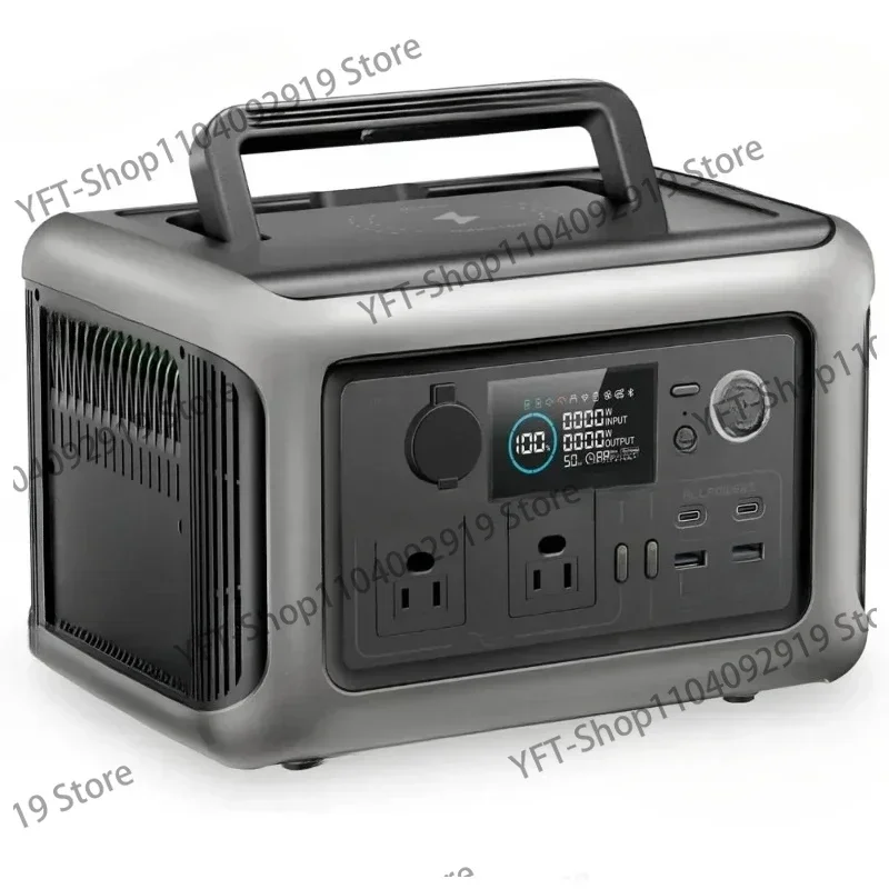 299Wh 600W Portable Power Station R600, Battery Backup with UPS Function, 1 Hour To Full 400W Input