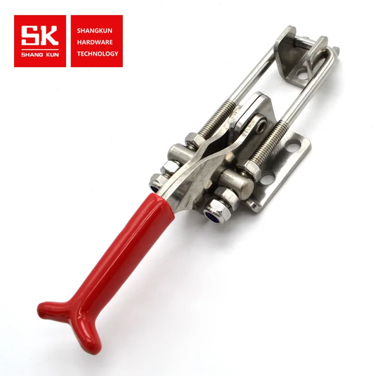 Shangkun SK3-021-2S industrial stainless steel box buckle lock thread adjustment horizontal buckle quick press