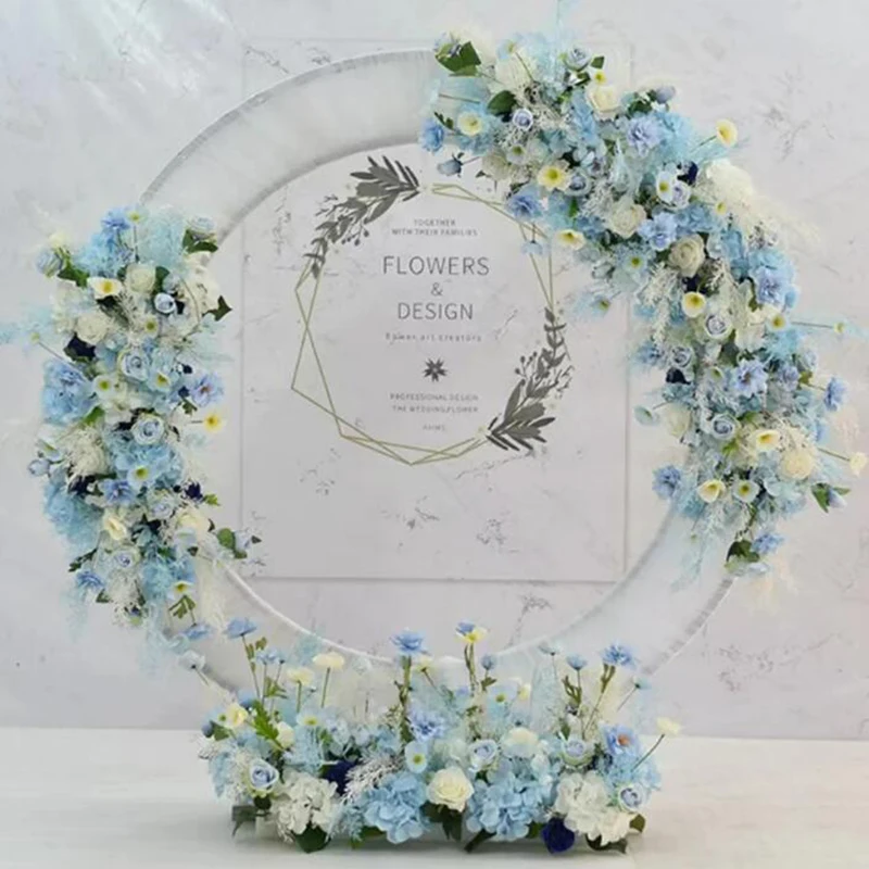 

6.5ft Double Layer Round Stand Party Decoration Party Event Decoration Wedding Background Photo Booth Backdrop