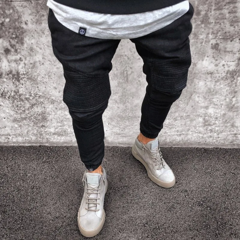 Nieuwe 208 Heren Casual Denim Broek Faion Ripped Jeans k Sle All-Match Heren Broek Lente Herfst Winter Seizoensgebonden Slijtage