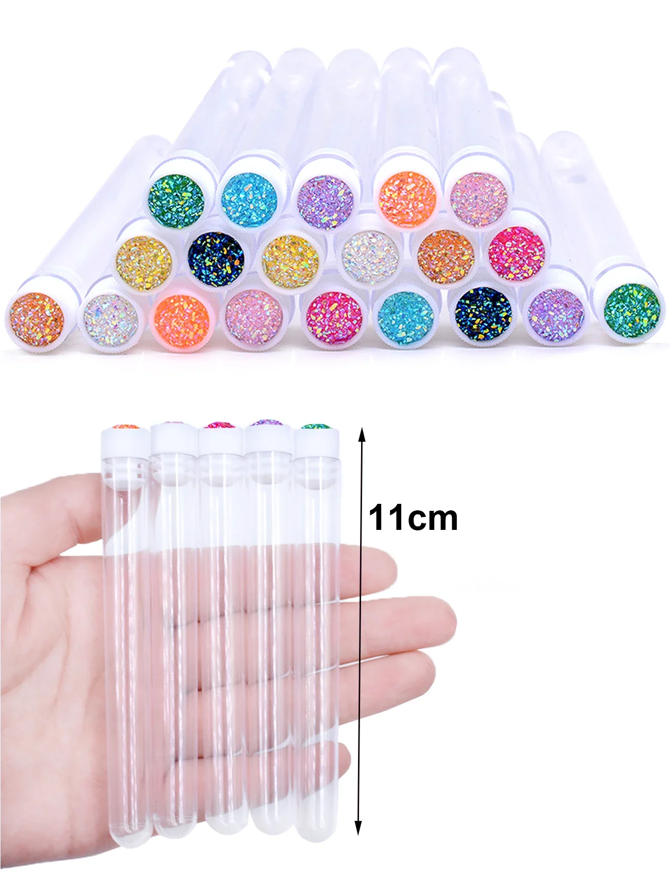 Tube de brosse à cils vide et réutilisable, 20 pièces, haute qualité, étui pour baguette de Mascara, applicateurs de maquillage remplaçables, conteneur