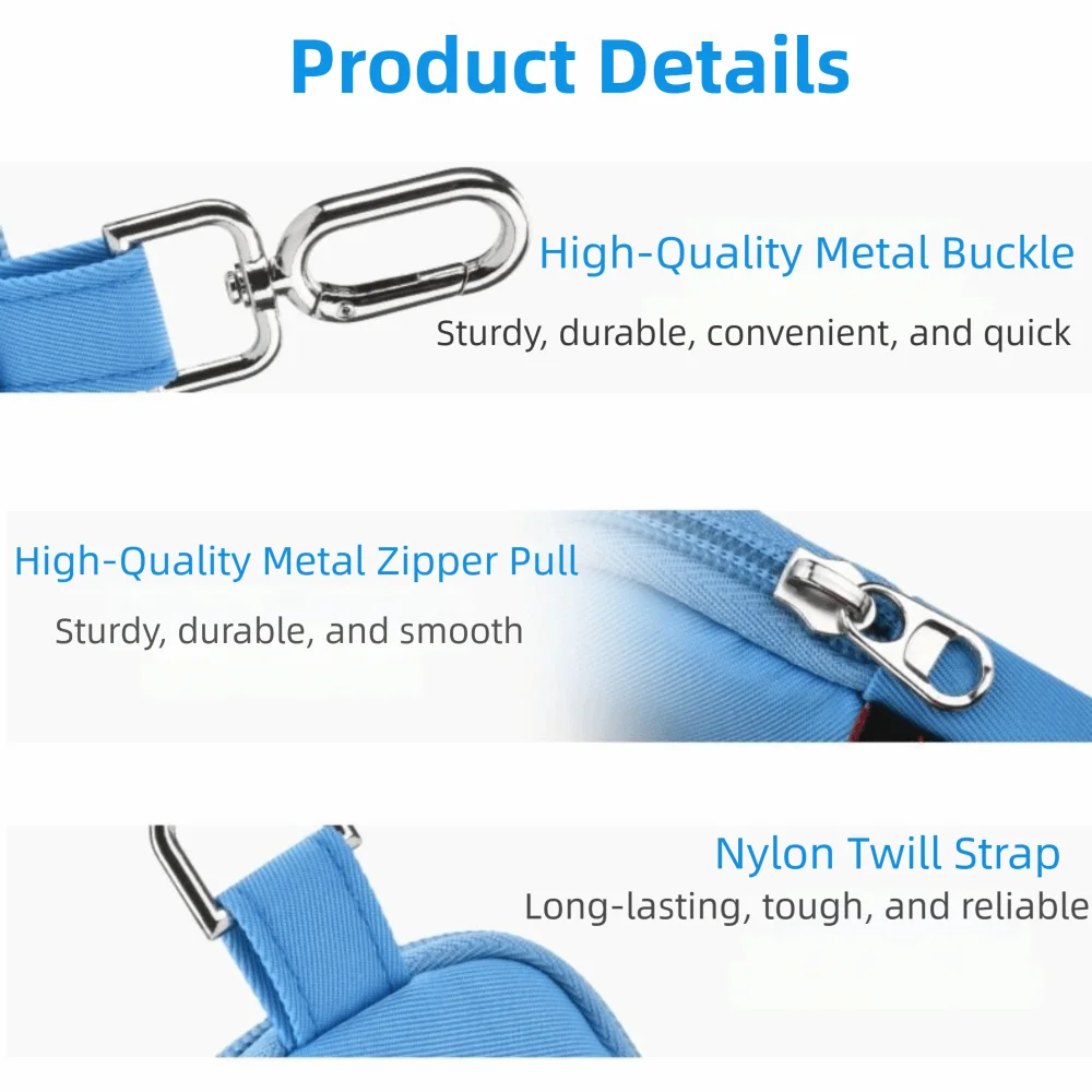 Washable Nylon Story Card Storage Bag Splash-proof Scratch-resistant Card Carrying Case Anti-lost Compact for Yoto Mini